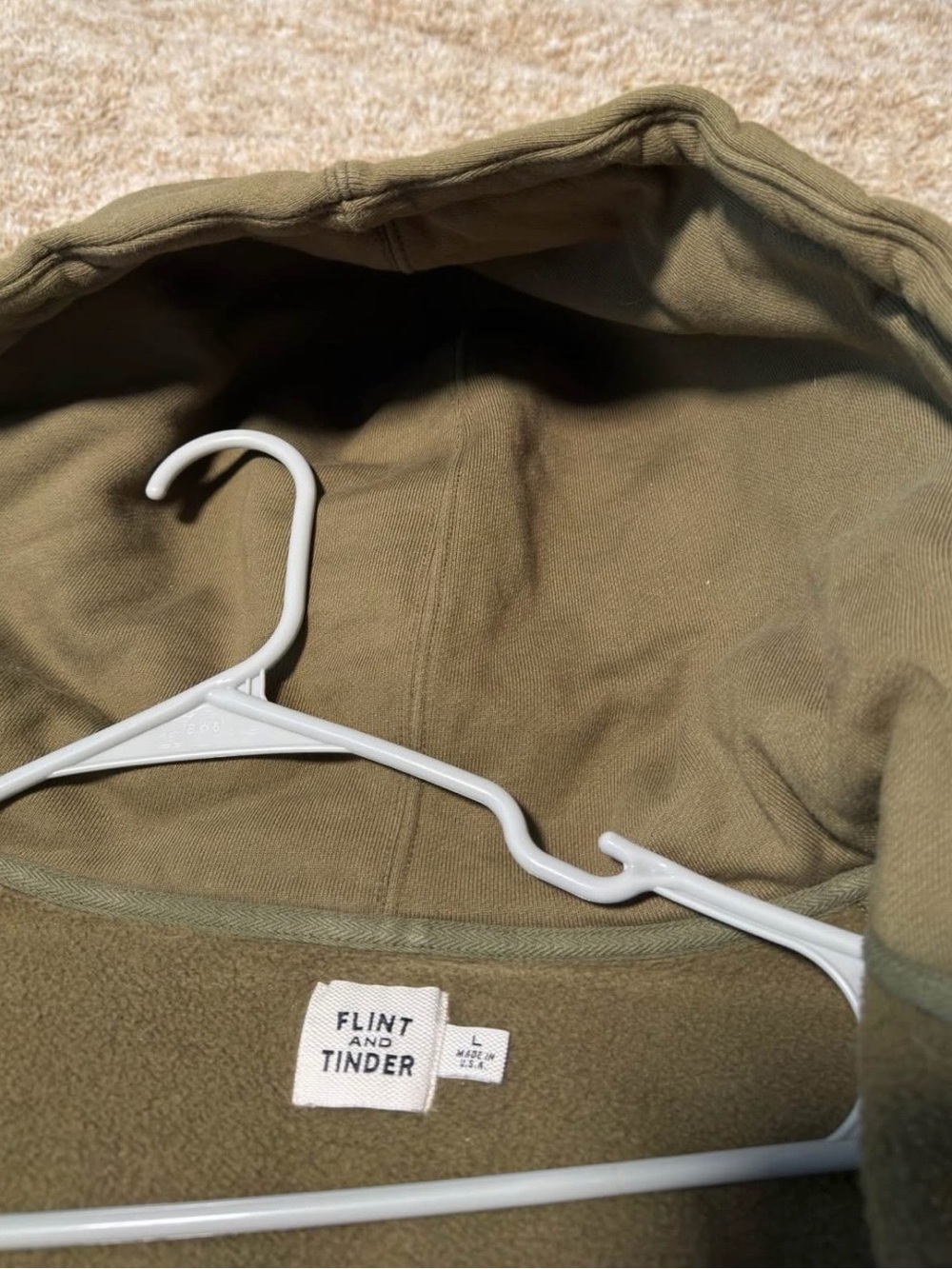 Flint and Tinder Men's Lightweight Olive Shirt Jacket